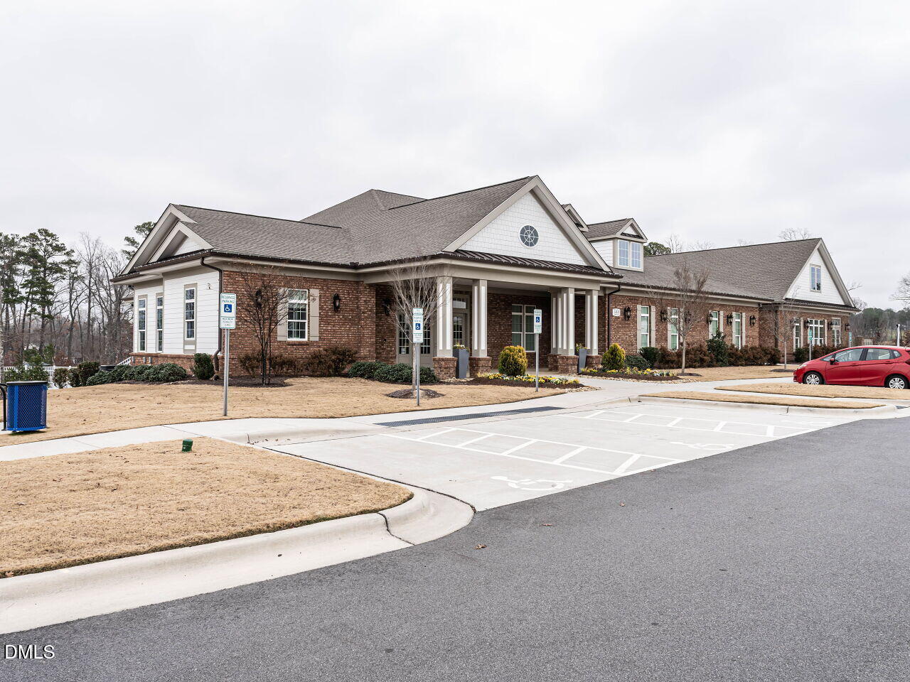 2456 Tonoloway Drive Raleigh, NC 27610 - Photo 32 of 45 a front view of a house with that has a fountain