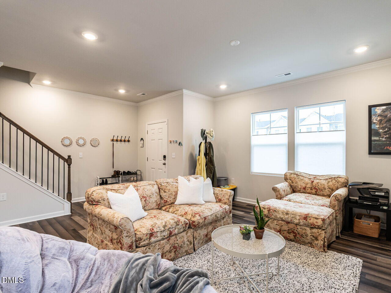 2456 Tonoloway Drive Raleigh, NC 27610 - Photo 9 of 45 a living room with furniture and a couch