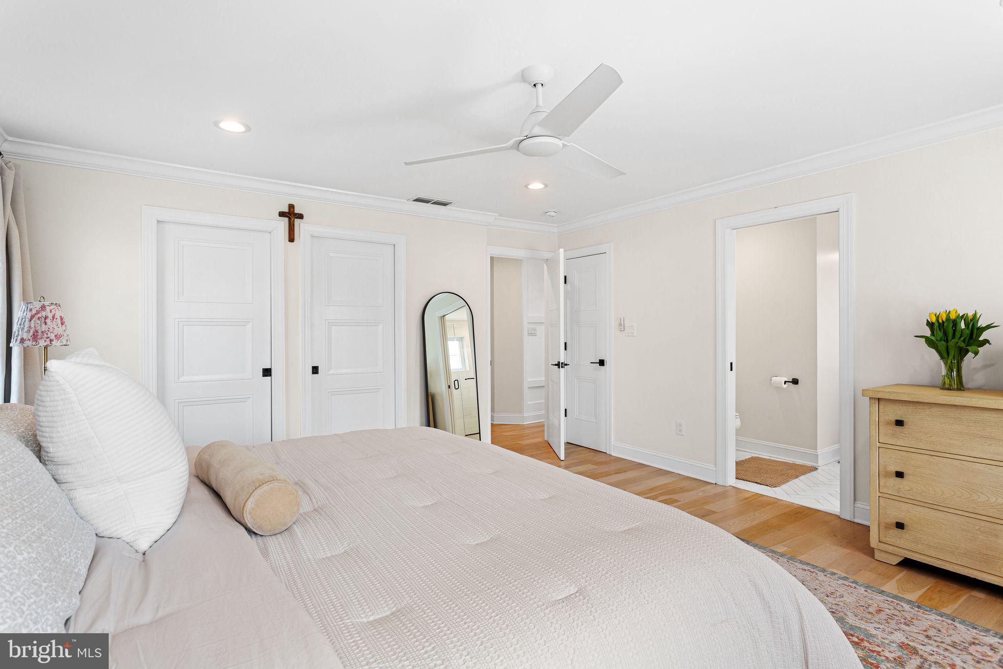 305 Grove Street Haddonfield, NJ 08033 - Photo 19 of 45 a bedroom with a bed and a dresser
