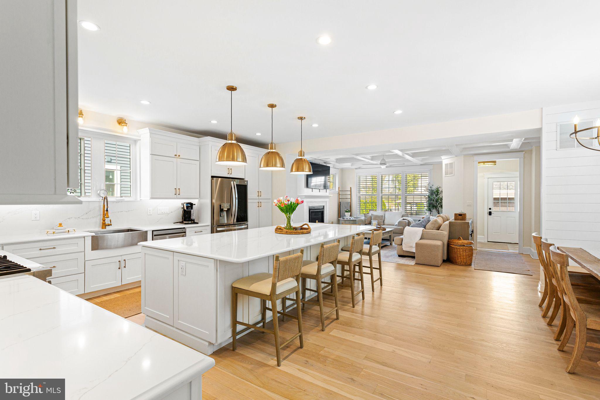 305 Grove Street Haddonfield, NJ 08033 - Photo 2 of 45 a large kitchen with lots of counter space and stainless steel appliances