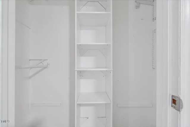 a view of walk in closet