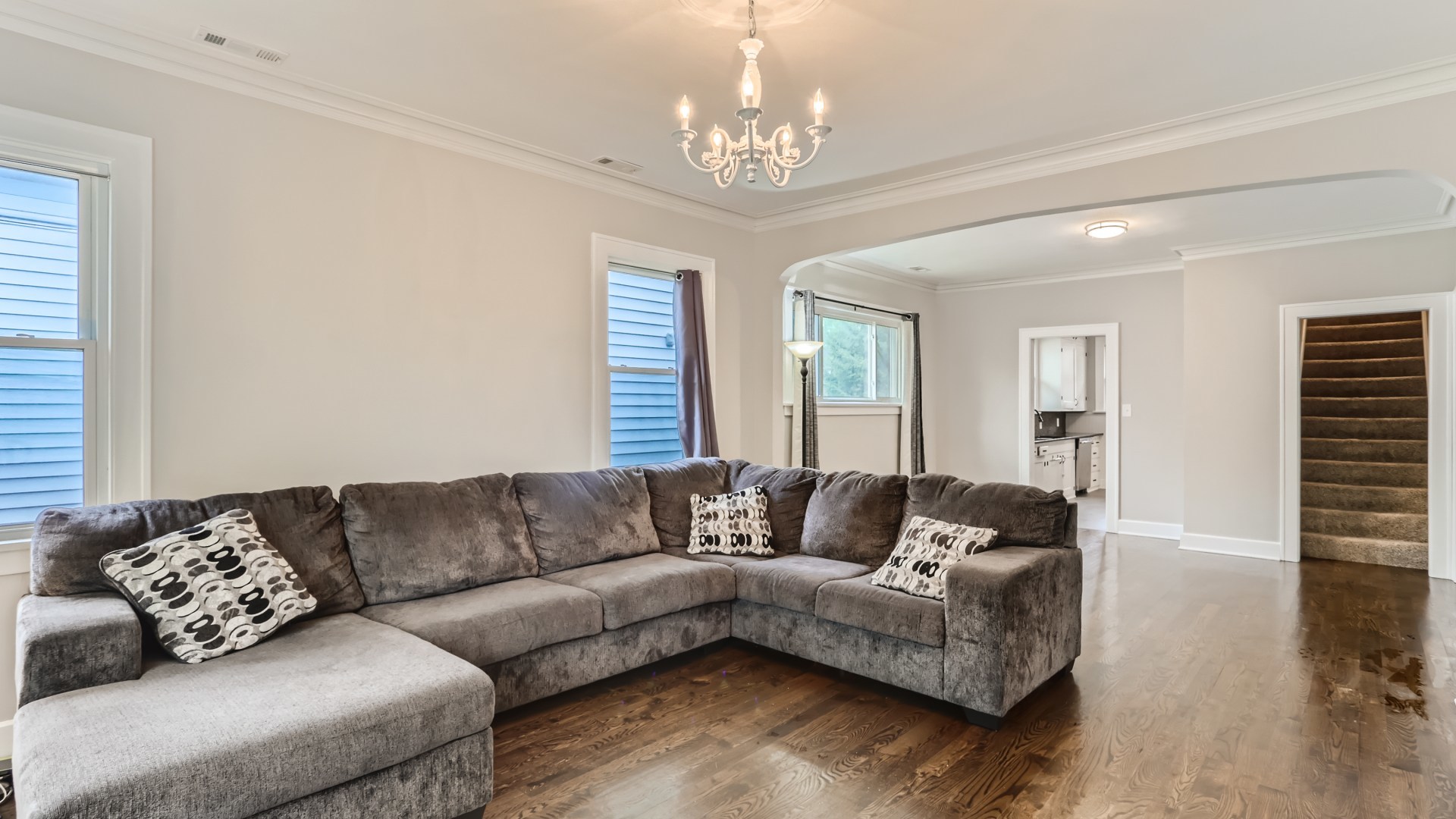 940 Logan Avenue Elgin, IL 60120 - Photo 3 of 16 a living room with furniture and a large window
