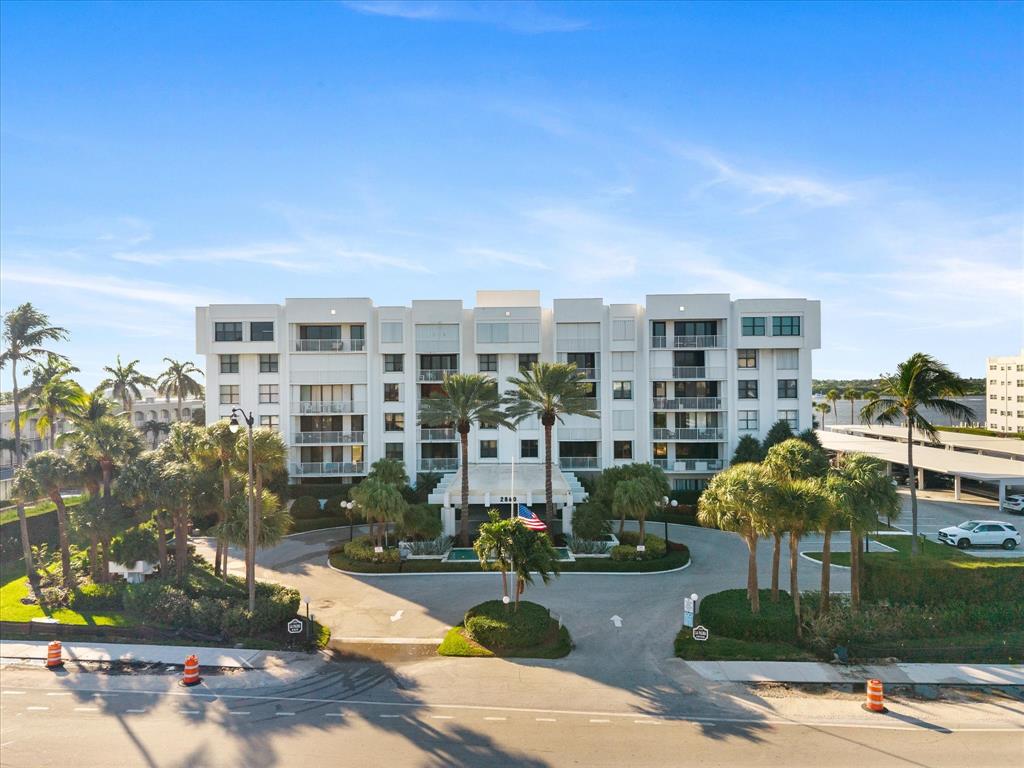 2860 South Ocean Boulevard, Unit 601 Palm Beach, FL 33480 - Photo 21 of 28 a front view of building with outdoor space