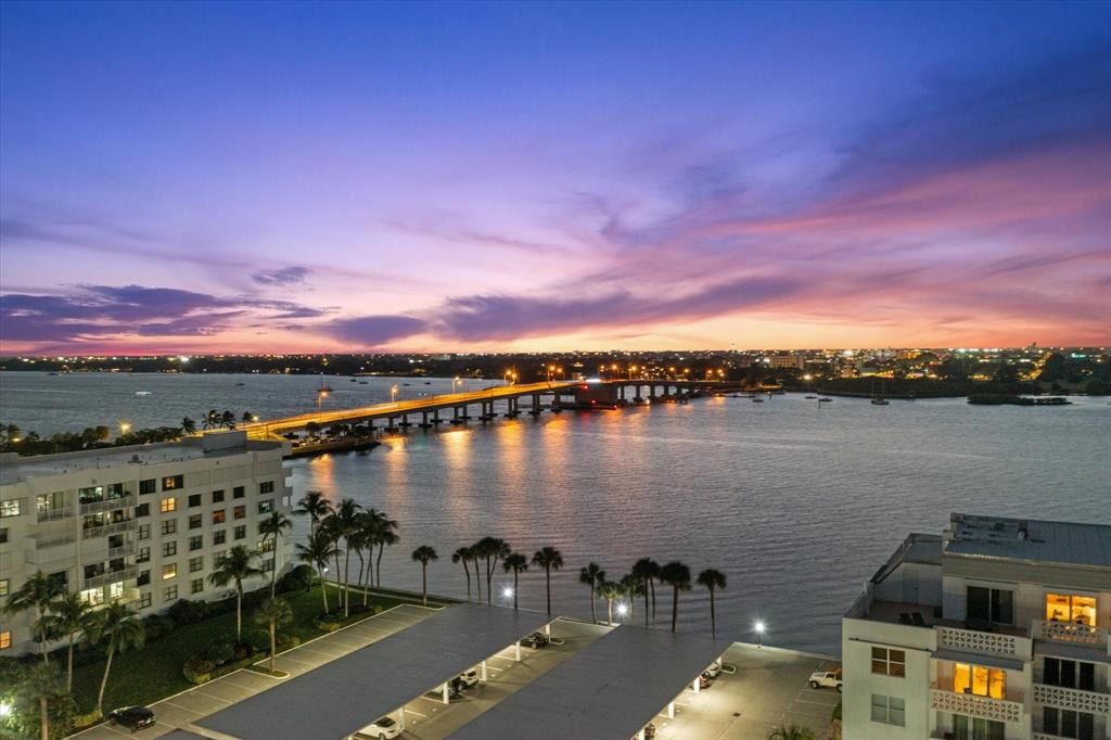 2860 South Ocean Boulevard, Unit 601 Palm Beach, FL 33480 - Photo 26 of 28 a view of a lake with a city