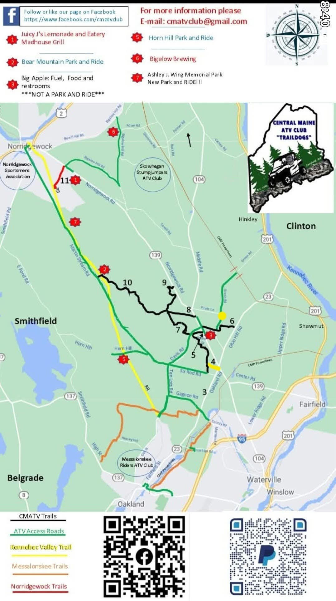 790 Norridgewock Road Fairfield, ME 04937 - Photo 5 of 19 Trail Map