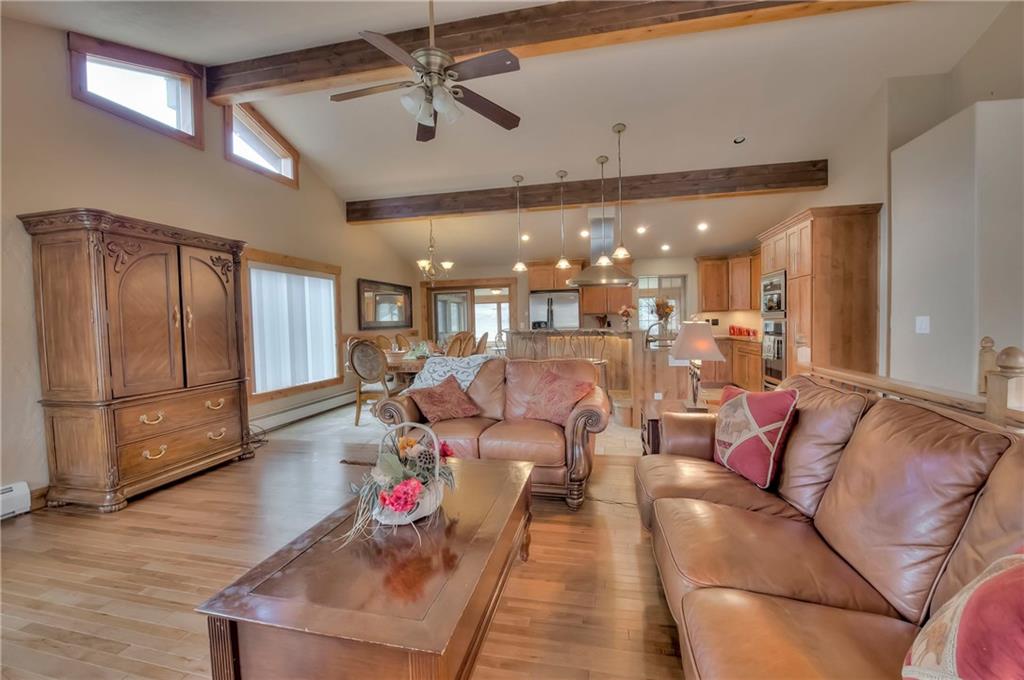 898 Deer Path Road Dillon, CO 80435 - Photo 17 of 34 a living room with furniture and kitchen view