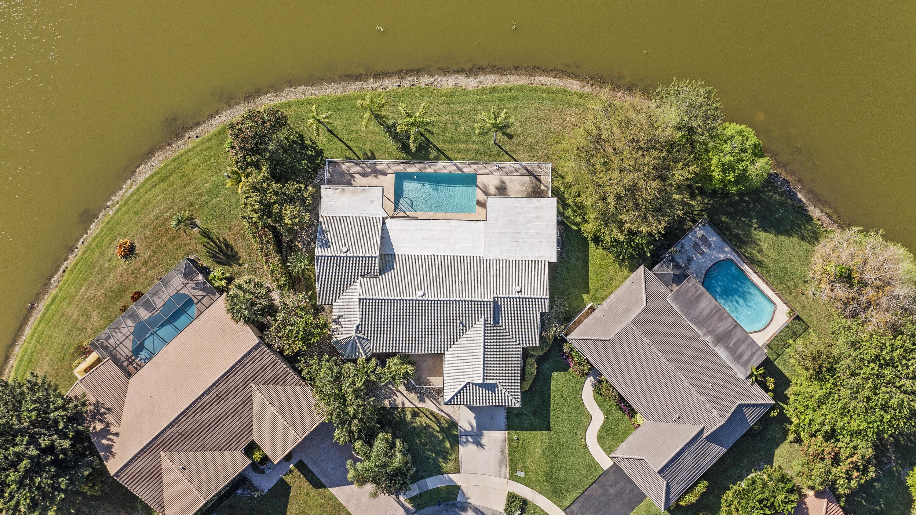 10041 Crosswind Road Boca Raton, FL 33498 - Photo 13 of 17 ariel pool 1