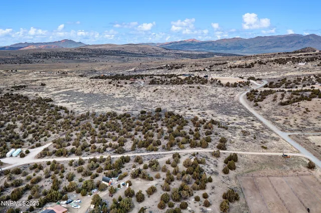 a view of a sky from a city
