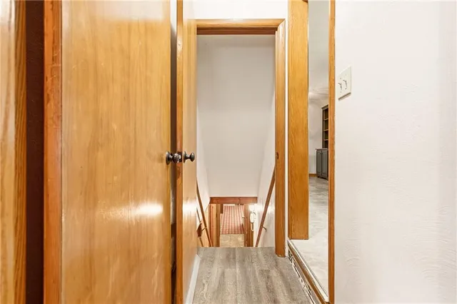 a view of a bathroom with a glass door