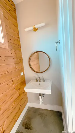 a bathroom with a sink