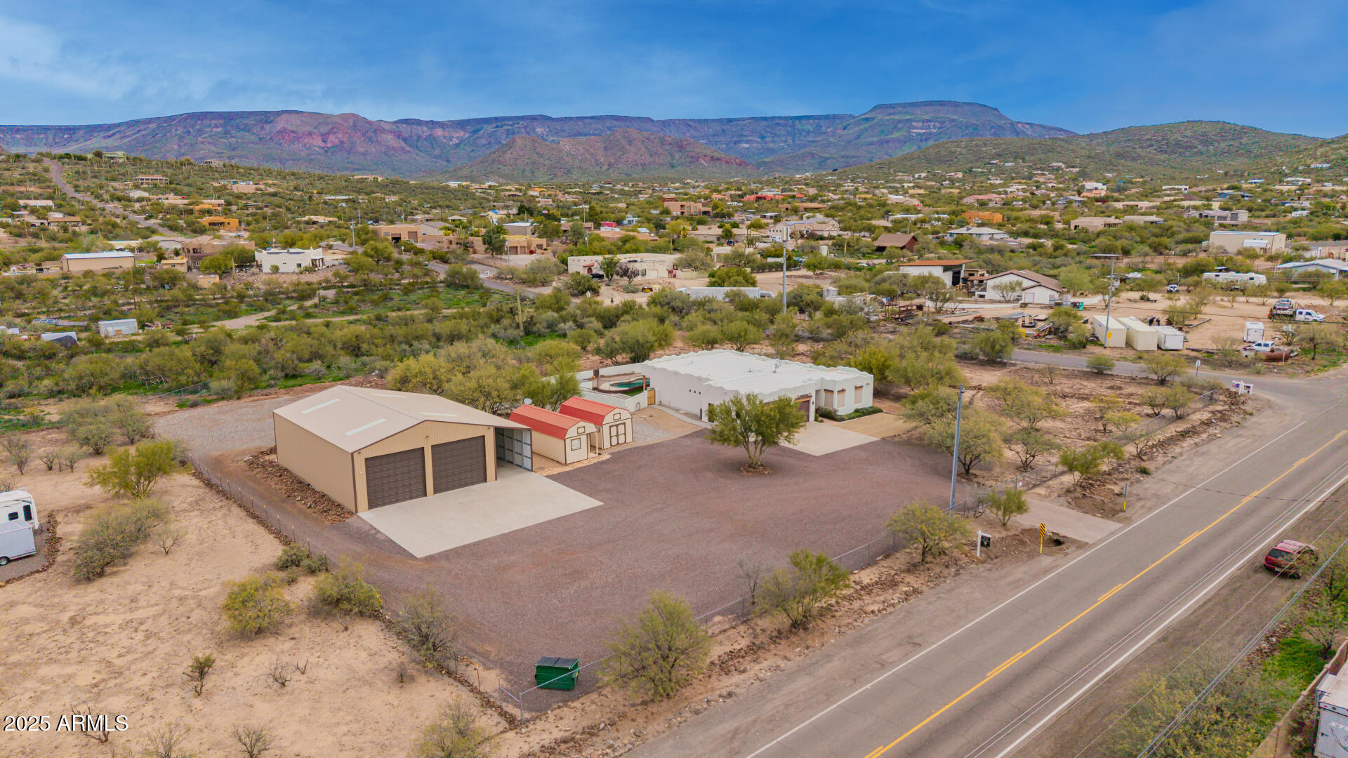 1540 East Circle Mountain Road New River, AZ 85087 - Photo 8 of 65 a view of a city with mountain