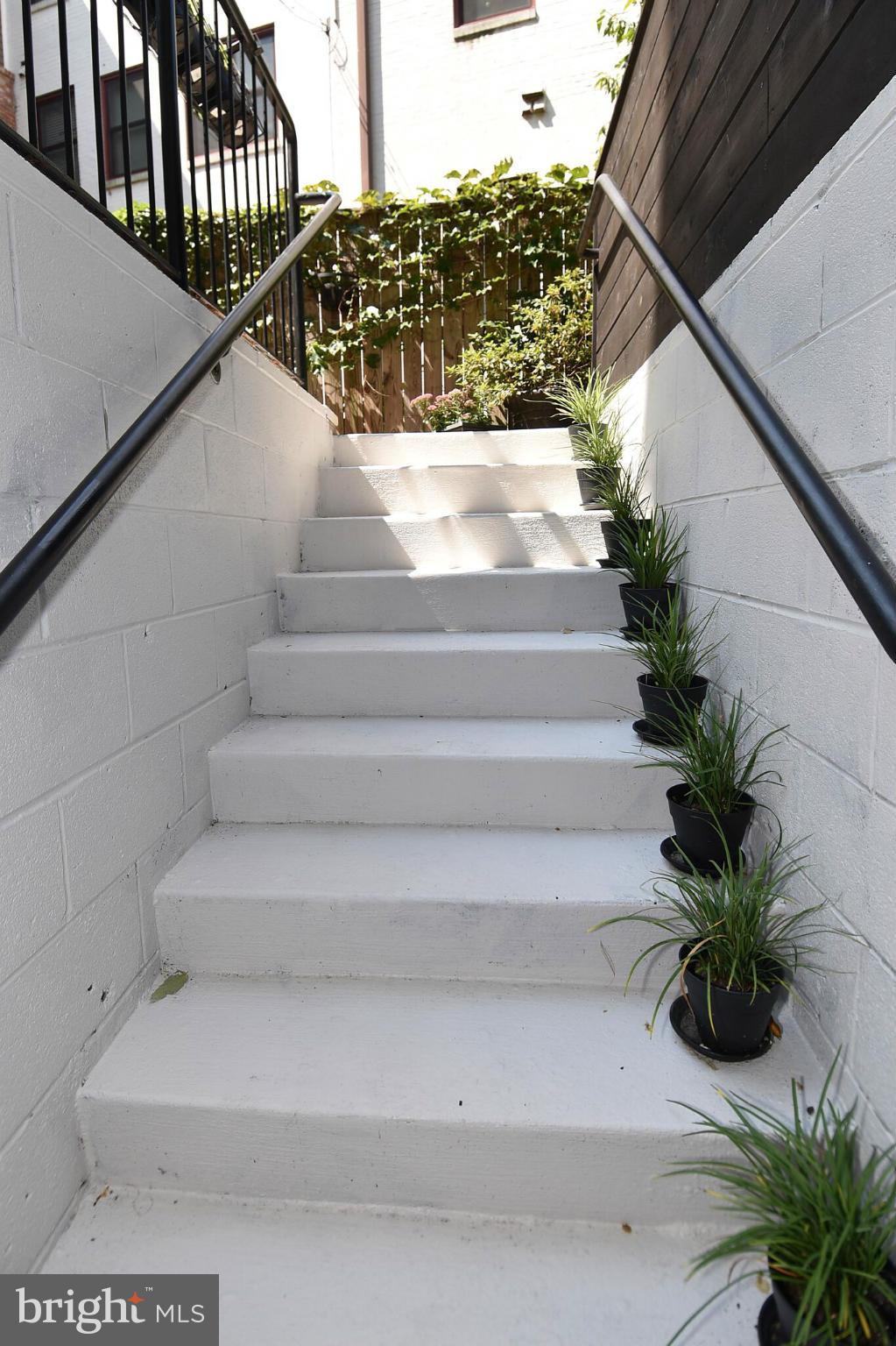 1320 13th Street Northwest, Unit 2 Washington, DC 20005 - Photo 17 of 21 Stairs to Patio