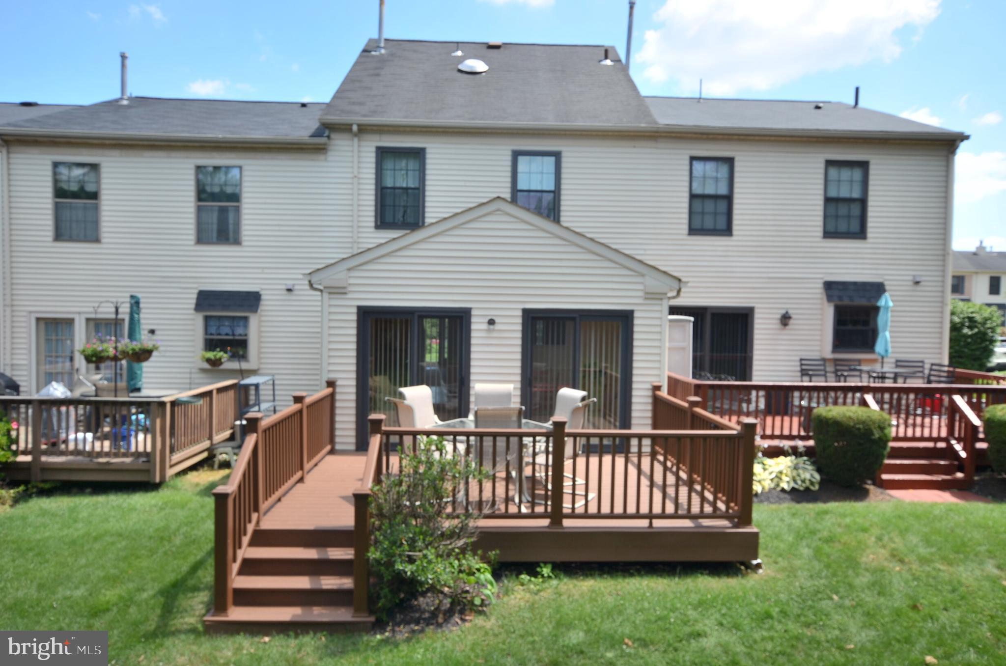 312 Scola Road Brookhaven, PA 19015 - Photo 3 of 27 Rear view with newer Trex Deck