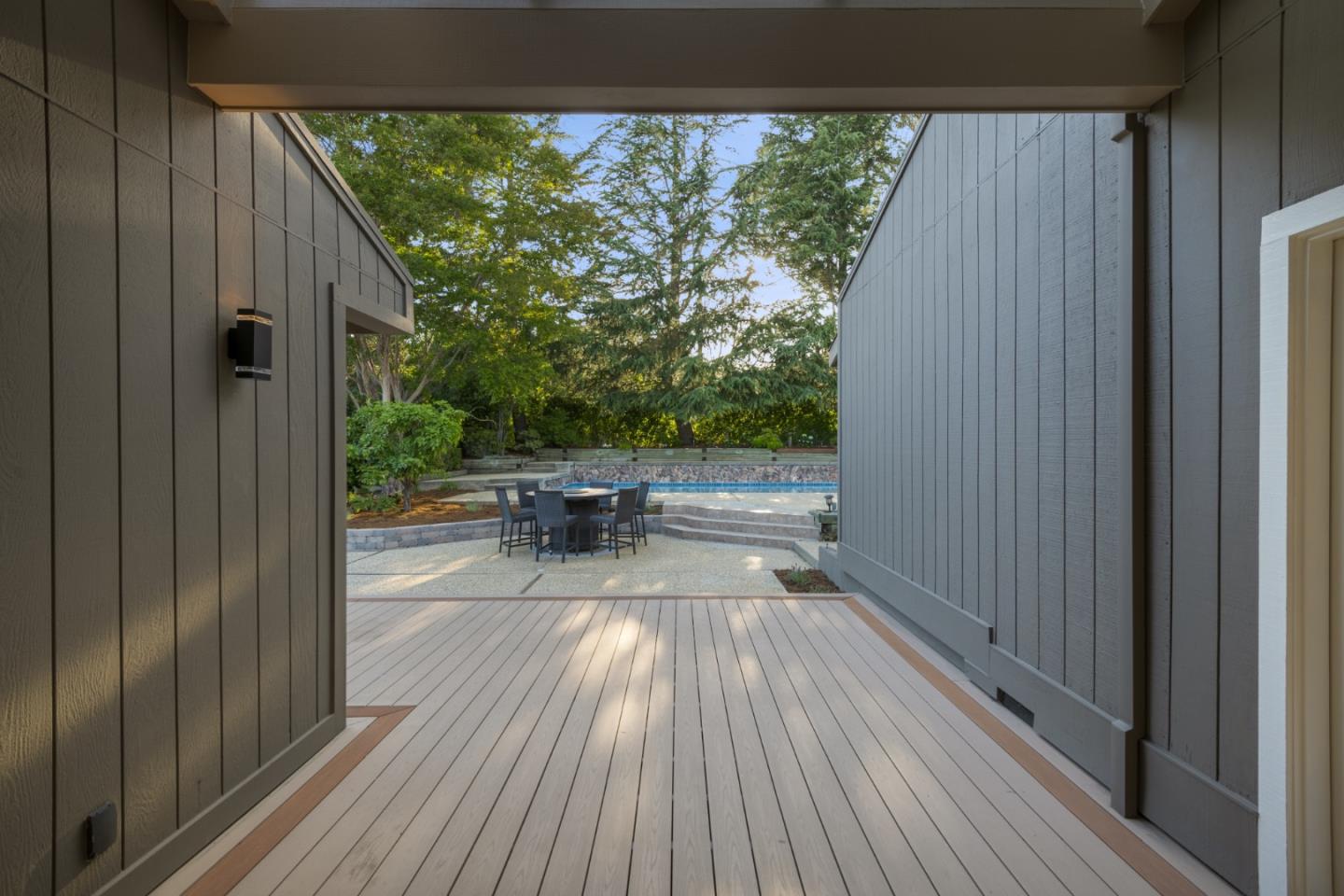 15076 Elm Park Monte Sereno, CA 95030 - Photo 20 of 68 a view of a room with wooden floor and outdoor space