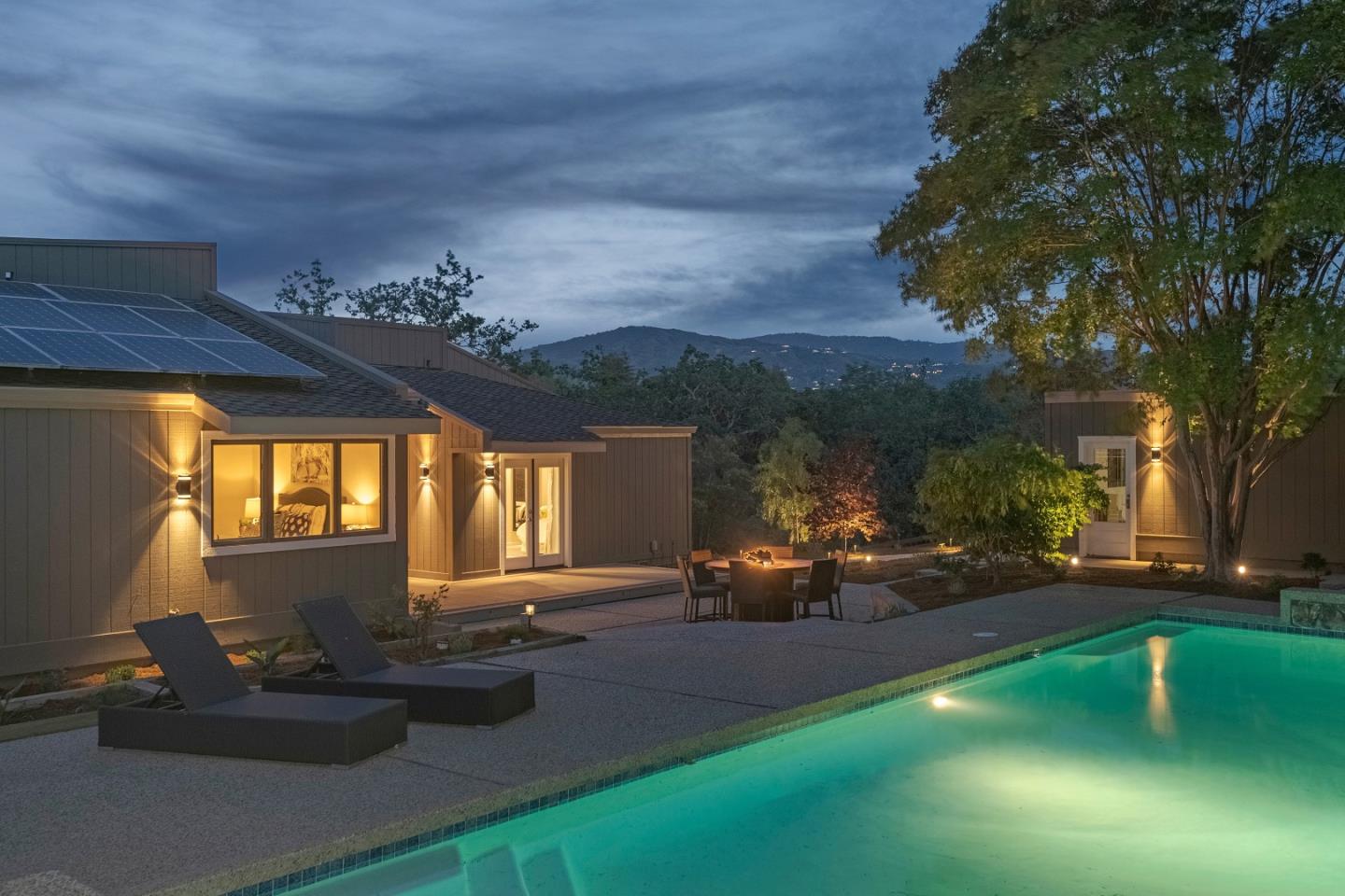 15076 Elm Park Monte Sereno, CA 95030 - Photo 57 of 68 a view of a house with backyard porch and sitting area