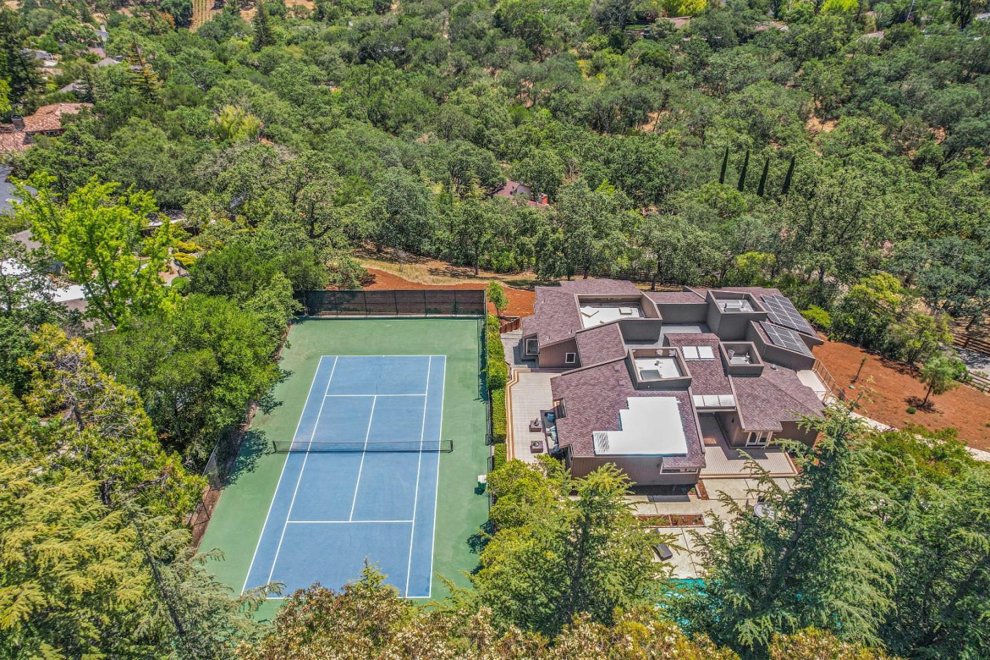 15076 Elm Park Monte Sereno, CA 95030 - Photo 58 of 68 an aerial view of a house