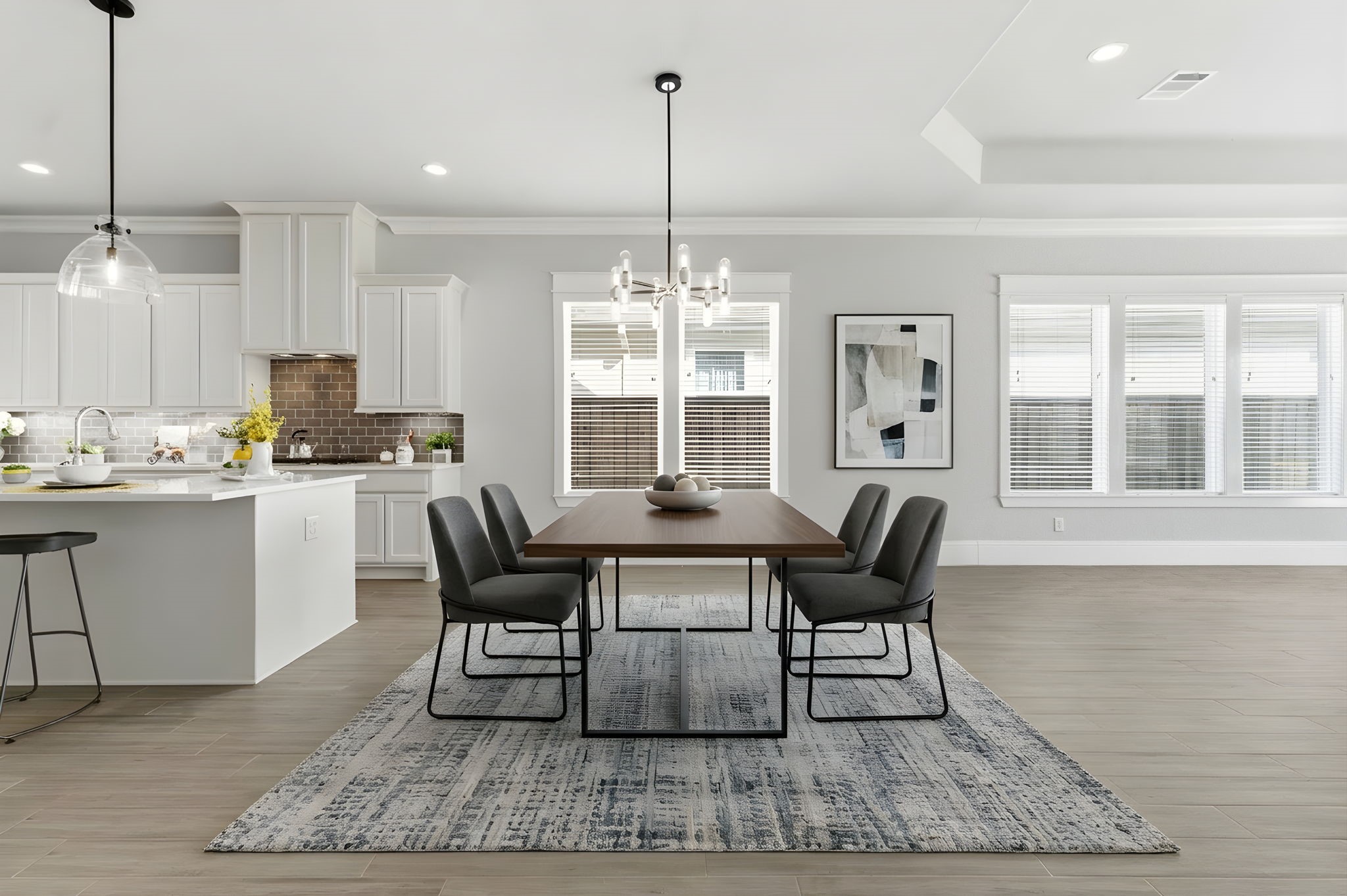 2208 Salt Grass Trail Conroe, TX 77384 - Photo 8 of 34 Breakfast/dining space is depicted digitally.