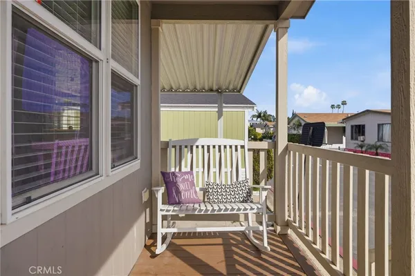a view of front door of house