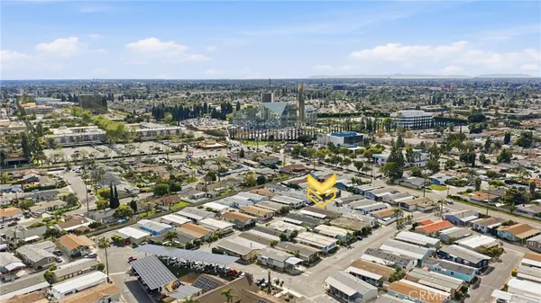 an aerial view of city