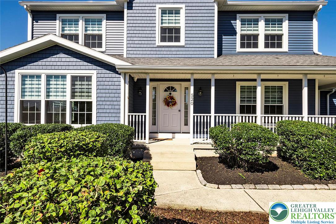 520 5 Points Richmond Road Bangor, PA 18013 - Photo 41 of 48 a front view of a house with a garden