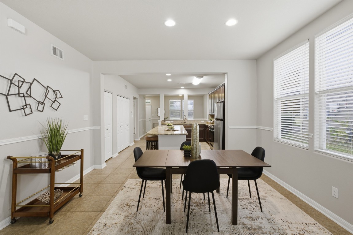 413 Shadow Point San Marcos, TX 78666 - Photo 13 of 34 Recessed lighting further enhances the home's abundance of natural light.