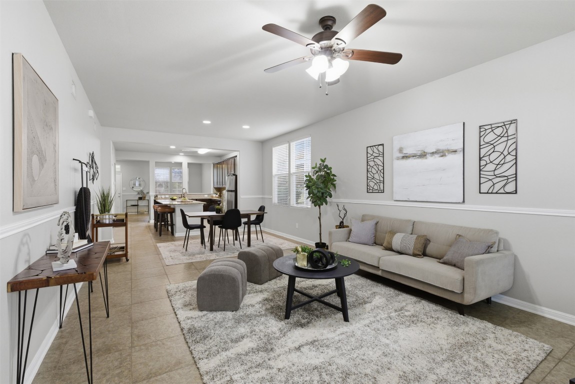 413 Shadow Point San Marcos, TX 78666 - Photo 17 of 34 The seamless flow creates the perfect environment for hosting.