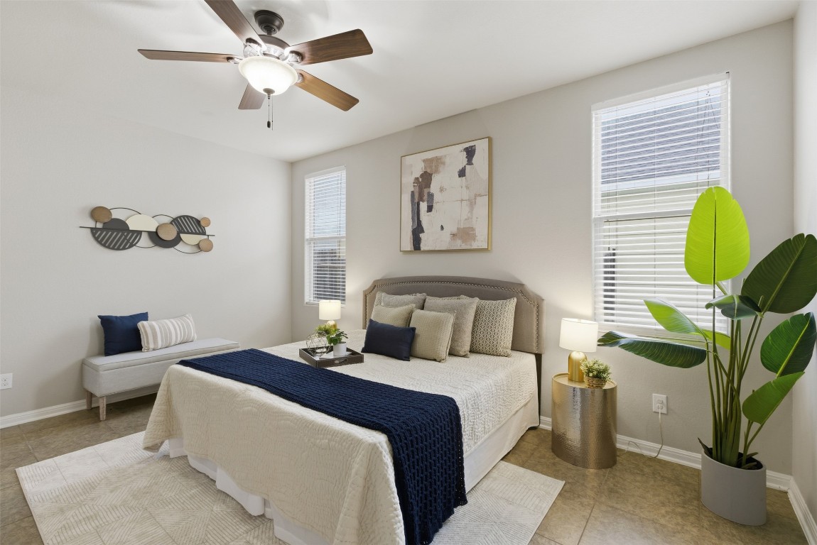 413 Shadow Point San Marcos, TX 78666 - Photo 19 of 34 Dual windows frame the perfect space for your headboard.