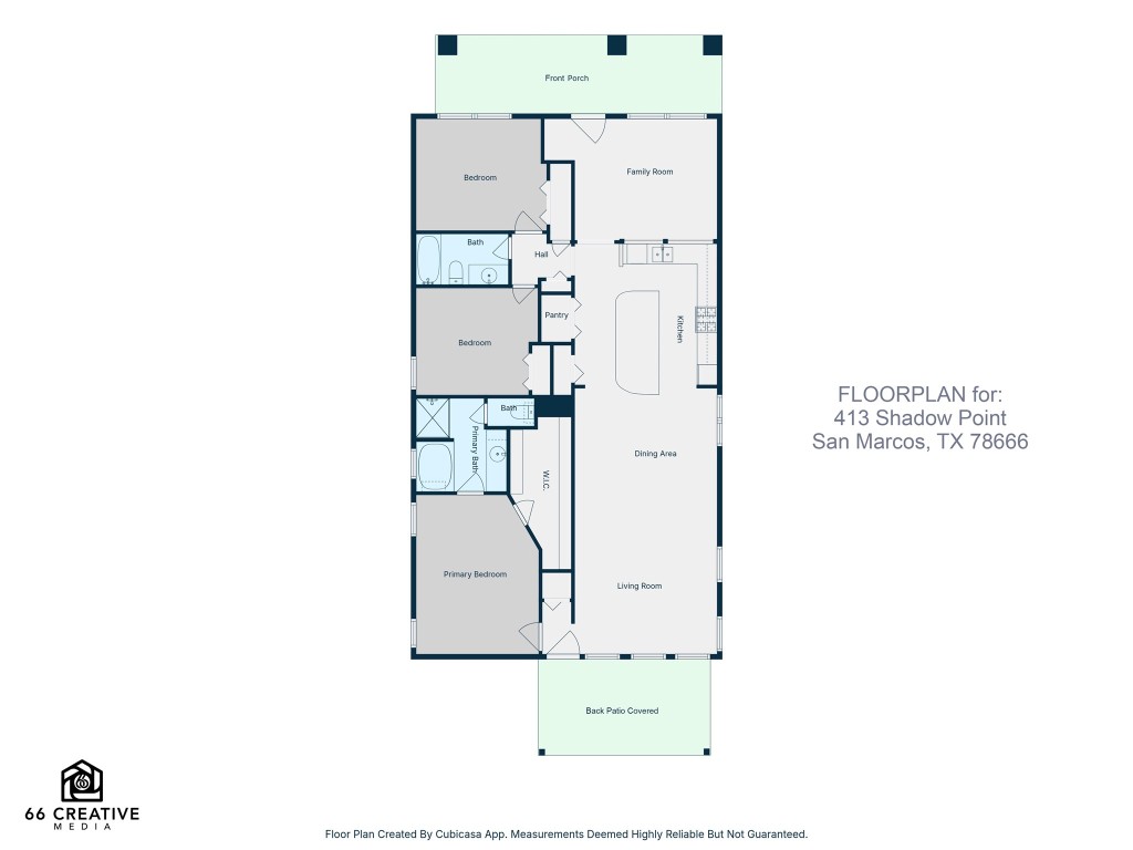 413 Shadow Point San Marcos, TX 78666 - Photo 34 of 34 Floor plan