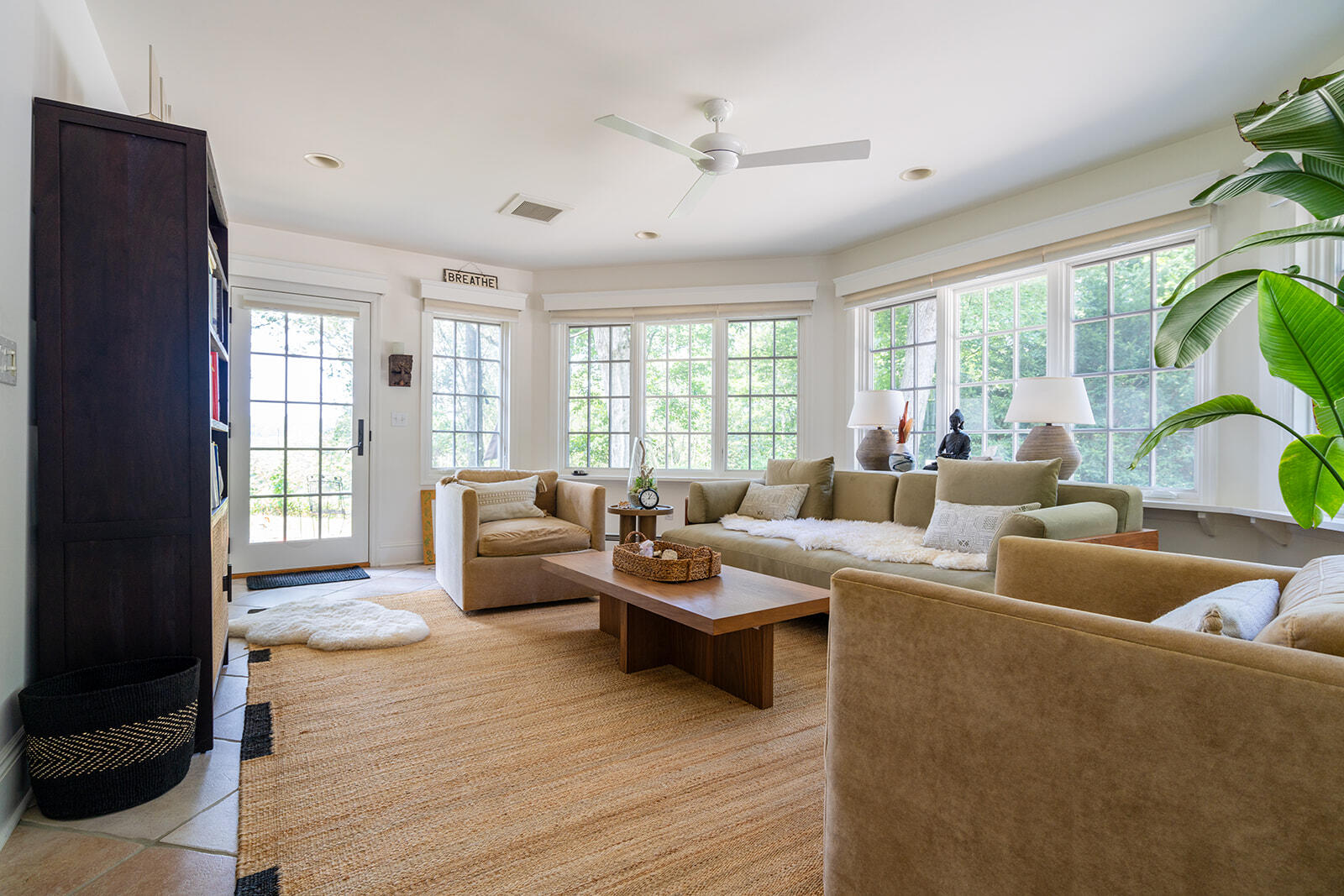 147 Fox Run Road New Canaan, CT 06840 - Photo 39 of 65 a living room with furniture and a large window