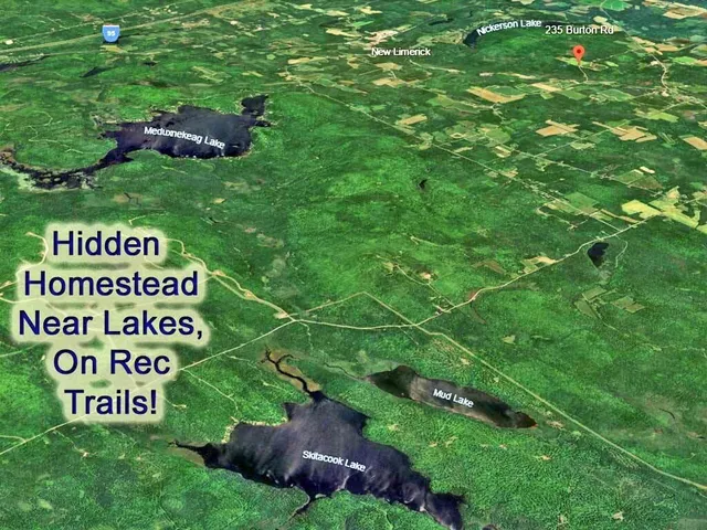 $99,500 | Lot-5-1 Burton Road, Linneus, ME 04730