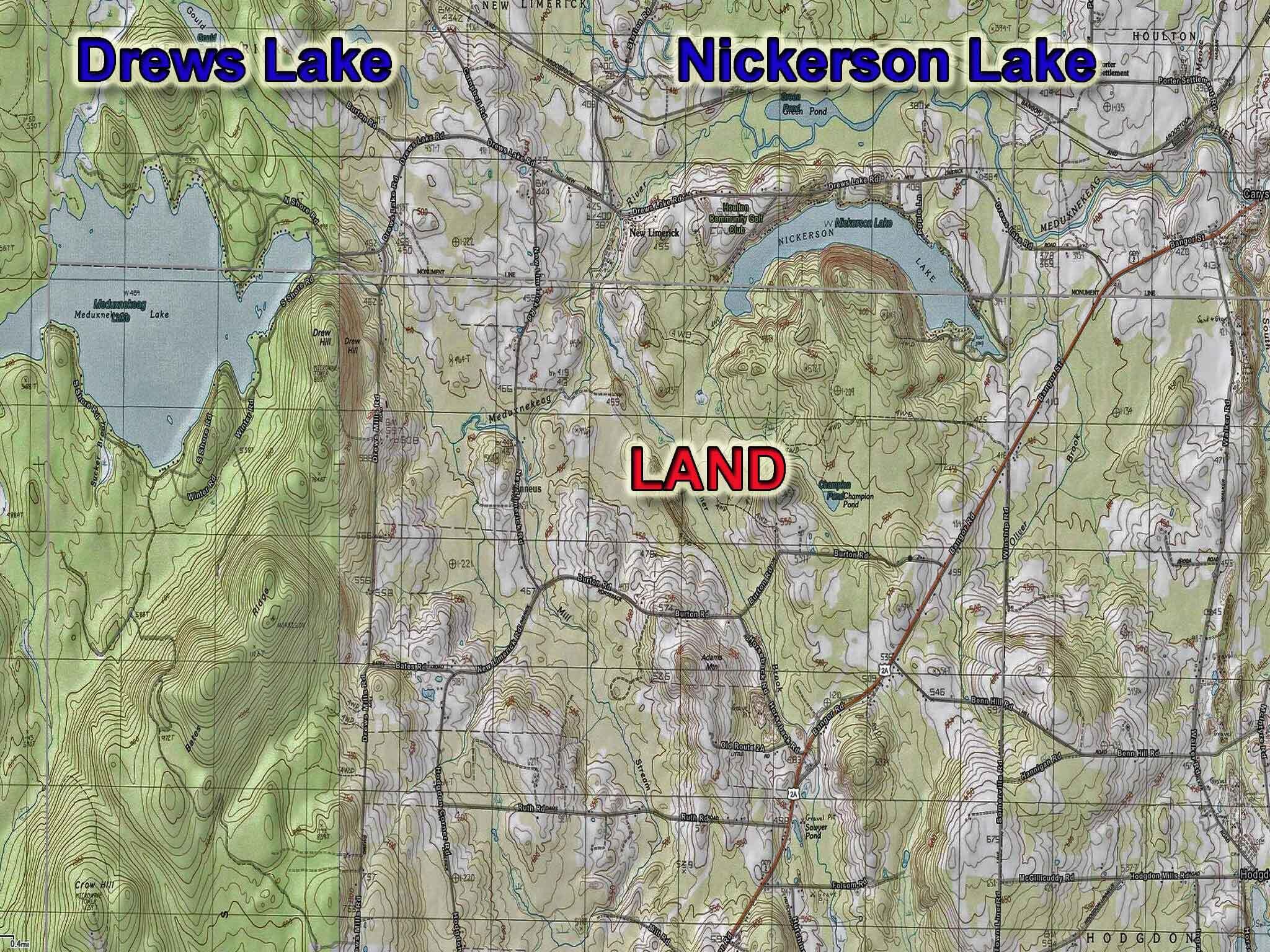 Lot-5-1 Burton Road Linneus, ME 04730 - Photo 4 of 18 contour-top--land-map