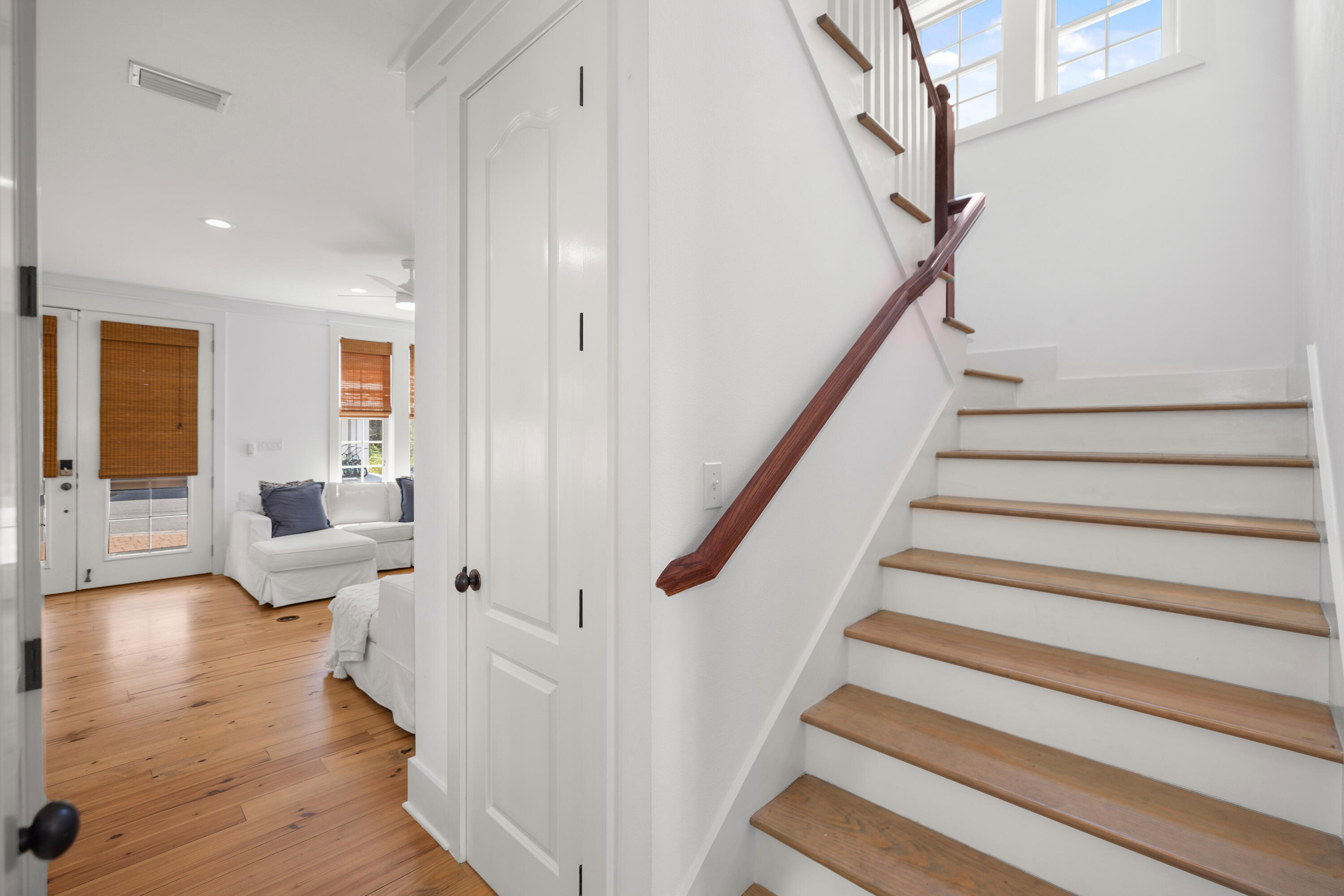 402 Redbud Lane Inlet Beach, FL 32461 - Photo 12 of 44 a view of entryway and hall with wooden floor
