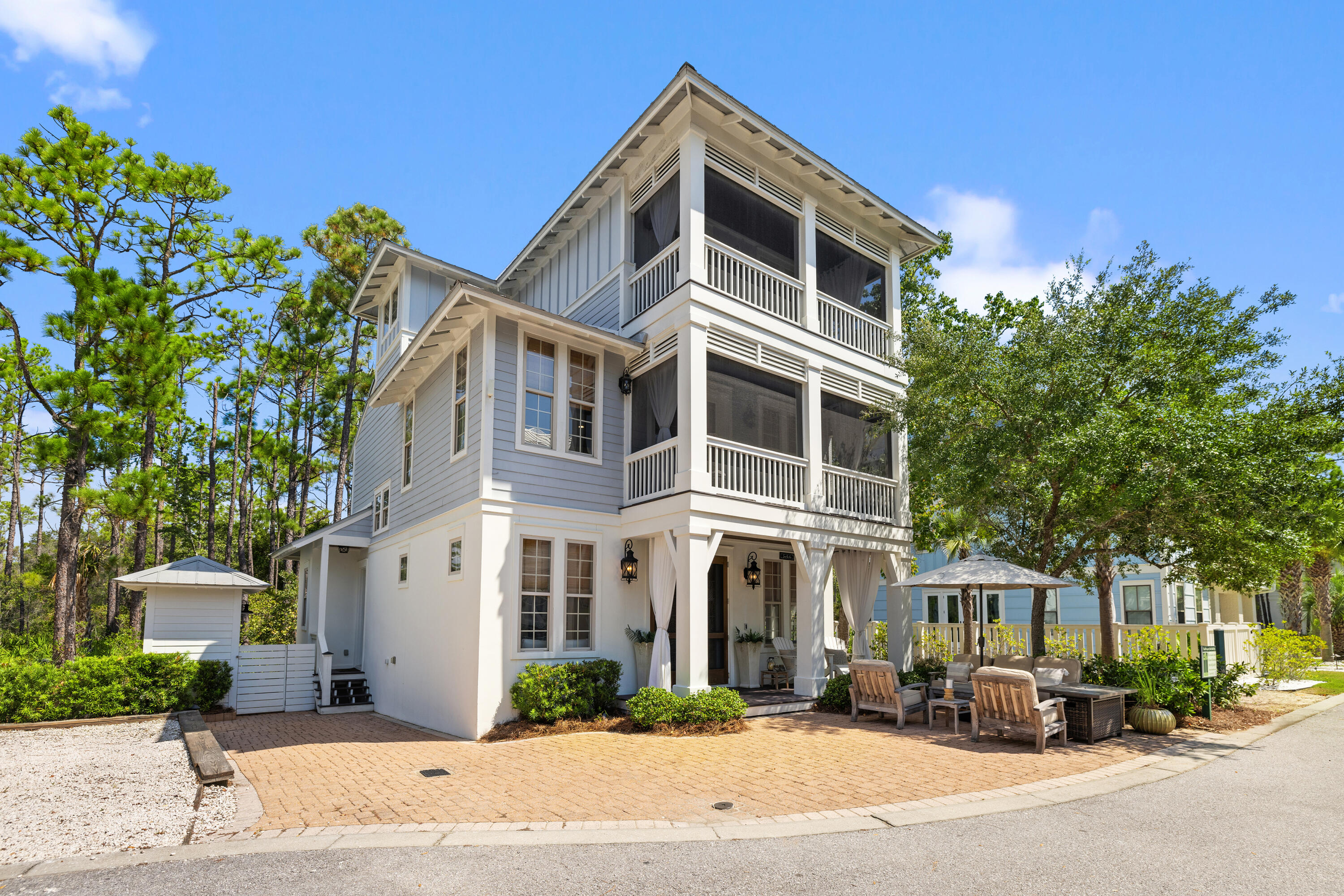 402 Redbud Lane Inlet Beach, FL 32461 - Photo 35 of 44 a front view of a house with a yard