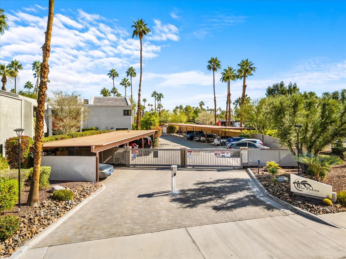 3155 Ramon Road, Unit 312 Palm Springs, CA 92264 - Photo 34 of 34 a view of a terrace with furniture