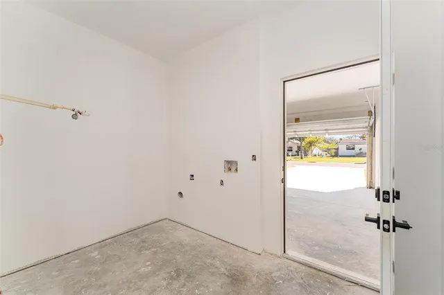 a view of empty room