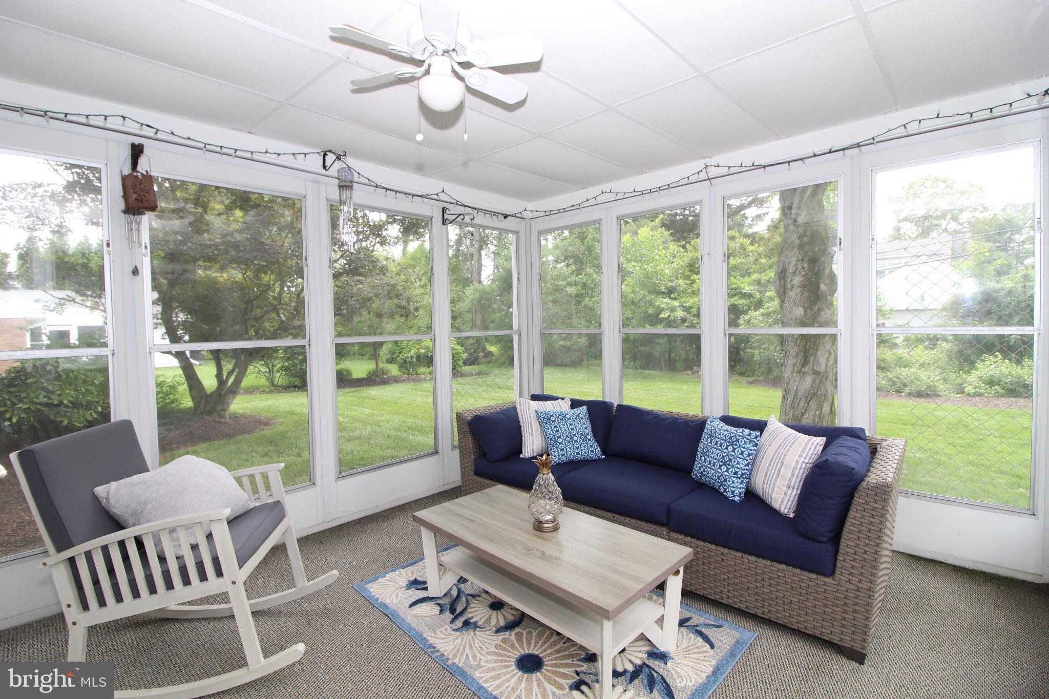 729 Halstead Road Wilmington, DE 19803 - Photo 12 of 25 Serene Sunroom with Awesome Rear Private Yard