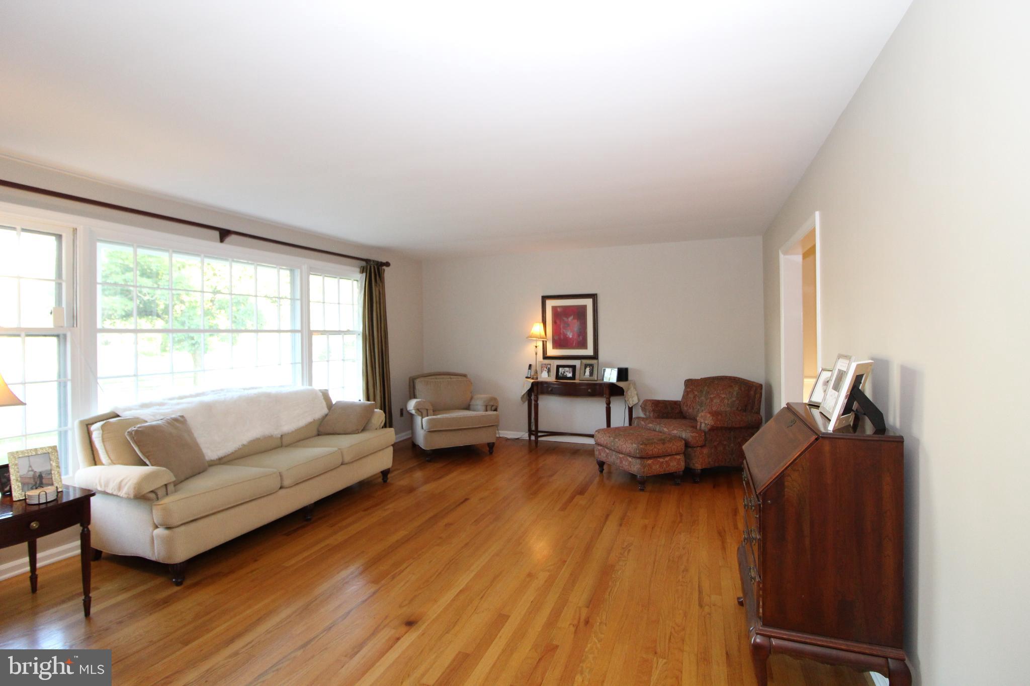 Spacious living room with large picture window