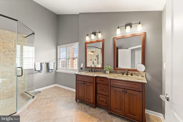 a view of a lake with a city