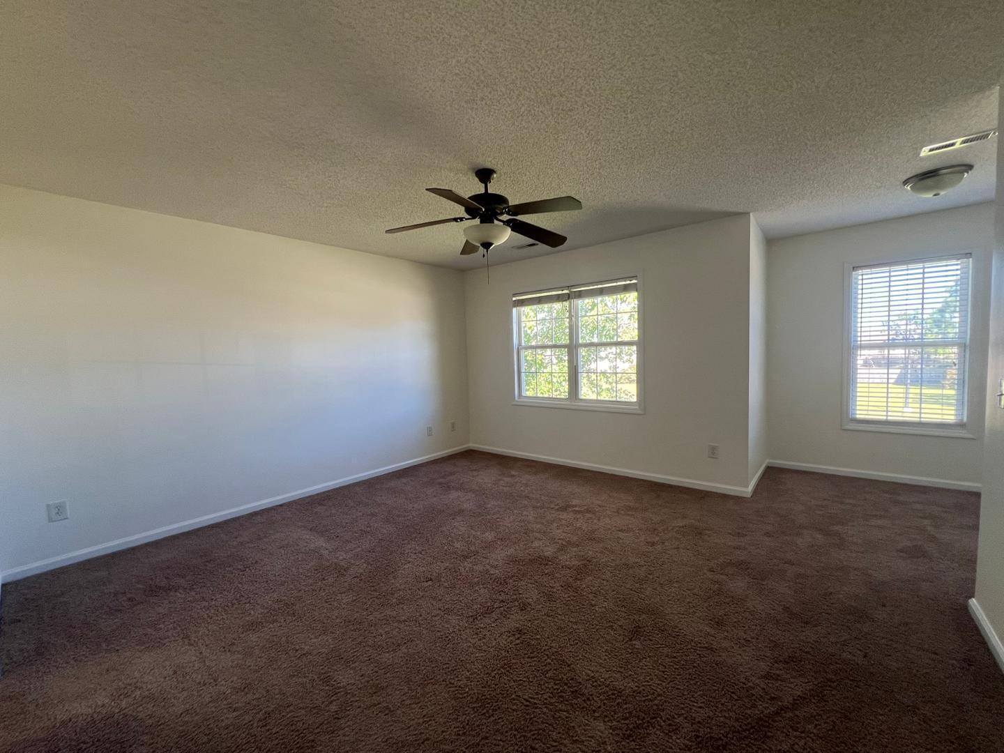 100 Dover Court East Sanford, NC 27332 - Photo 10 of 20 an empty room with windows and fan