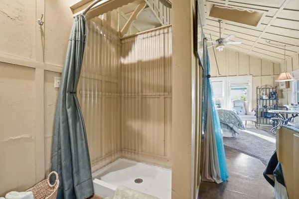 a view of outdoor space with seating area