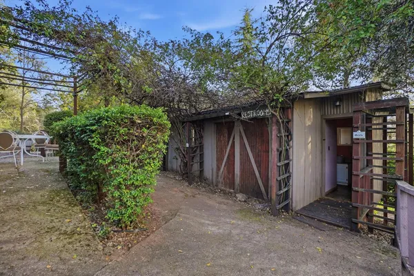 a view of road and with trees
