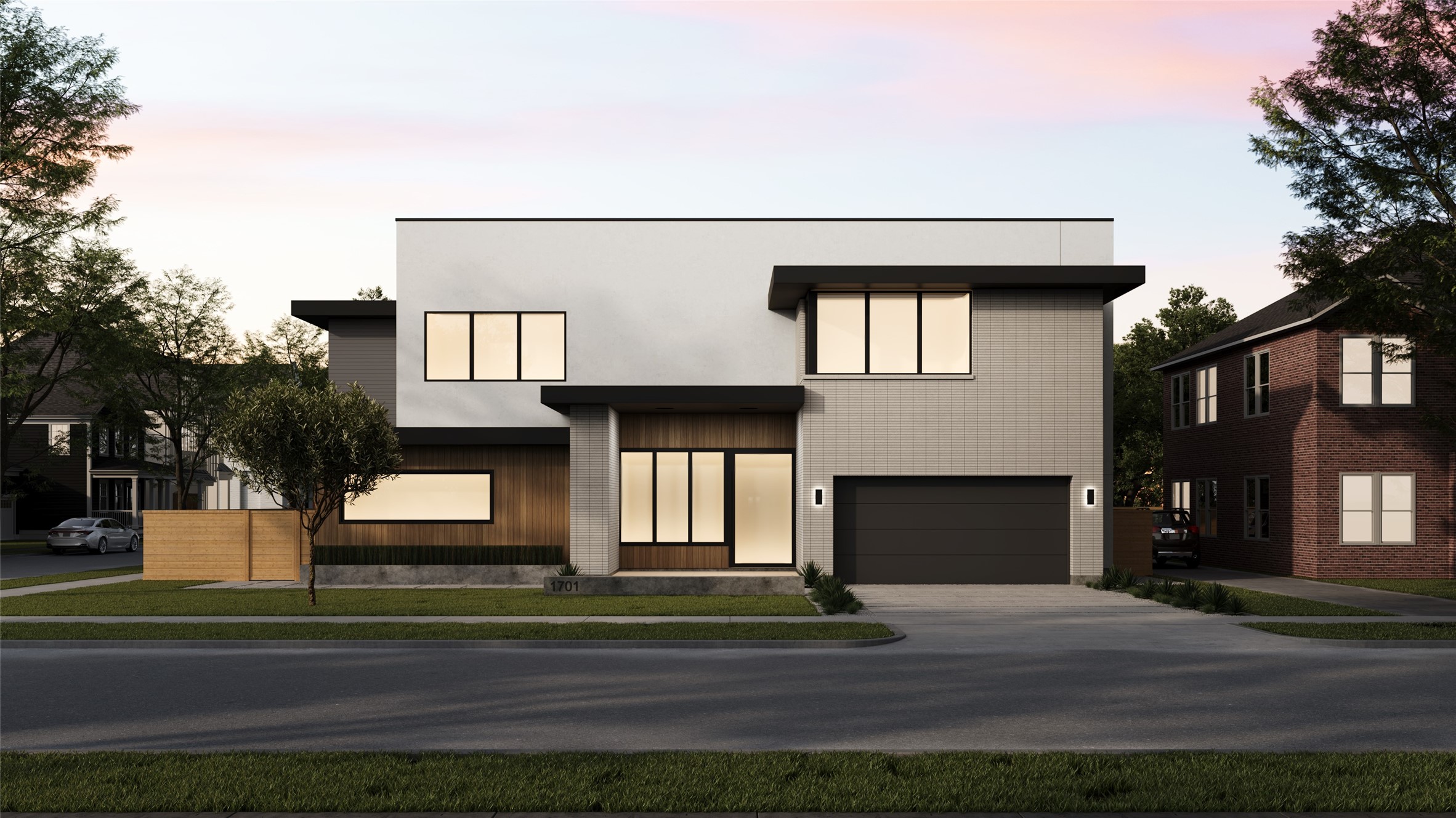 1701 Banks Street Houston, TX 77098 - Photo 1 of 50 a front view of a house with a yard