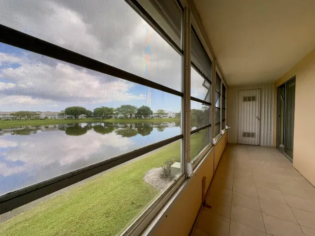 swimming pool view from a balcony
