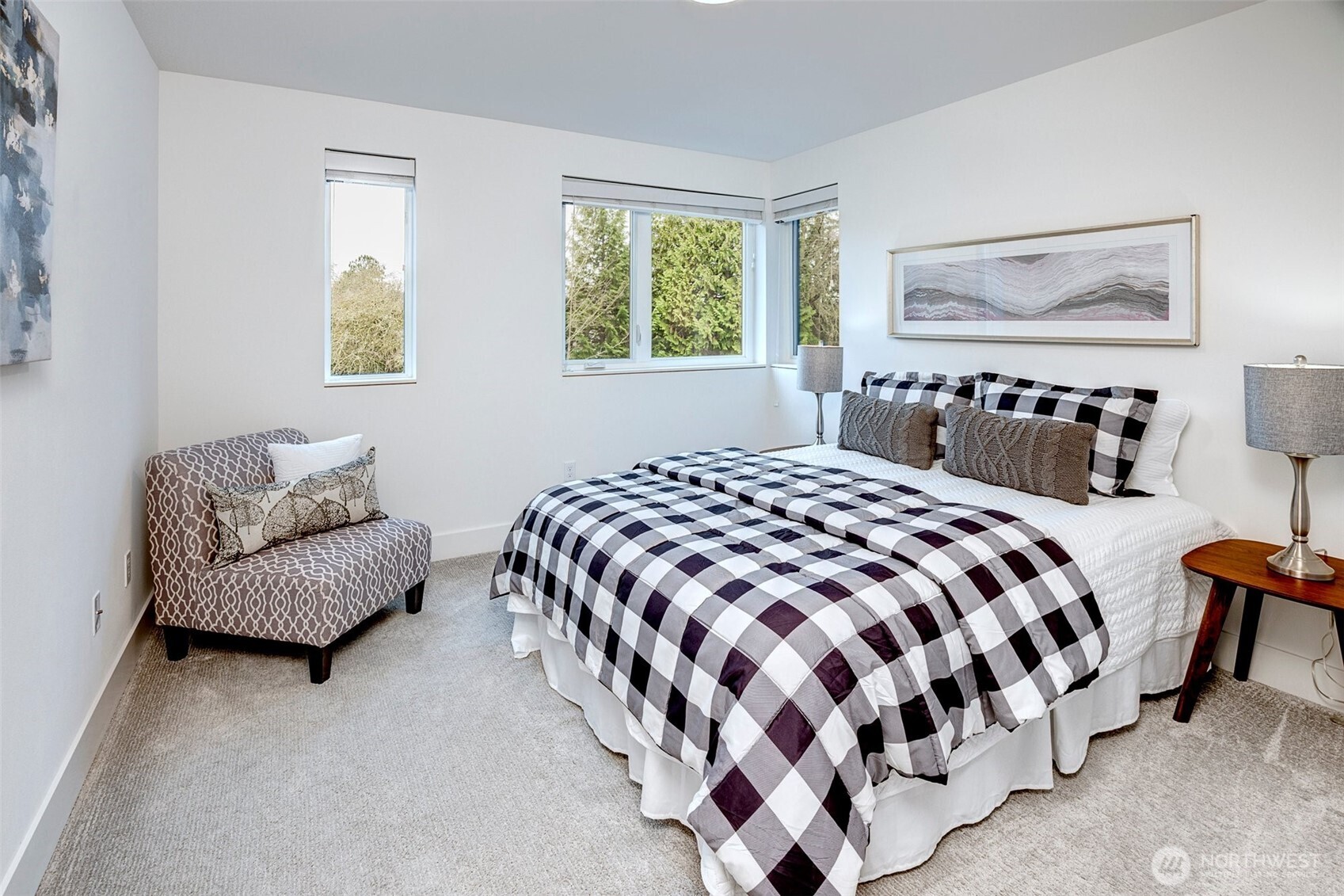 4274 Northeast 50th Street Seattle, WA 98105 - Photo 17 of 22 a bedroom with bed and a couch
