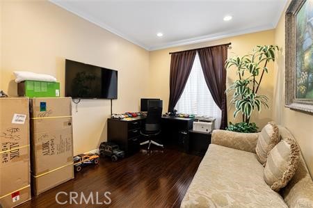 25724 Lewis Way Stevenson Ranch, CA 91381 - Photo 16 of 36 a living room with furniture and a flat screen tv