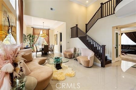 25724 Lewis Way Stevenson Ranch, CA 91381 - Photo 7 of 36 a view of entryway and patio with couches