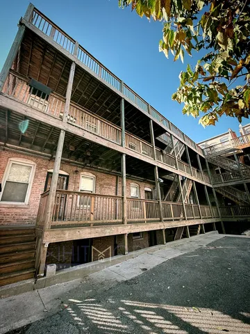 a view of a house with a deck