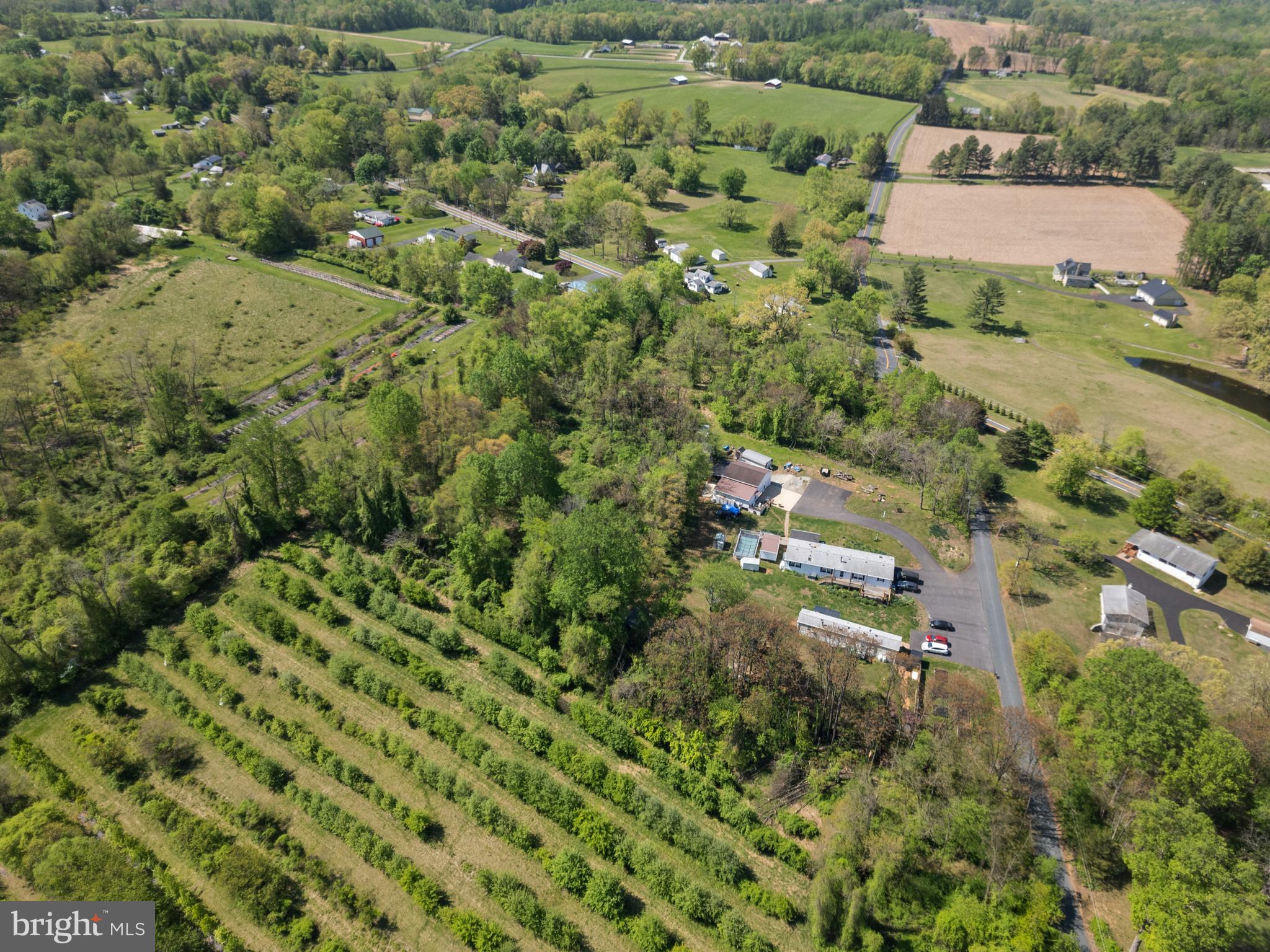 2302 Castleton Road Darlington, MD 21034 - Photo 7 of 14 an aerial view of residential houses with outdoor space and trees