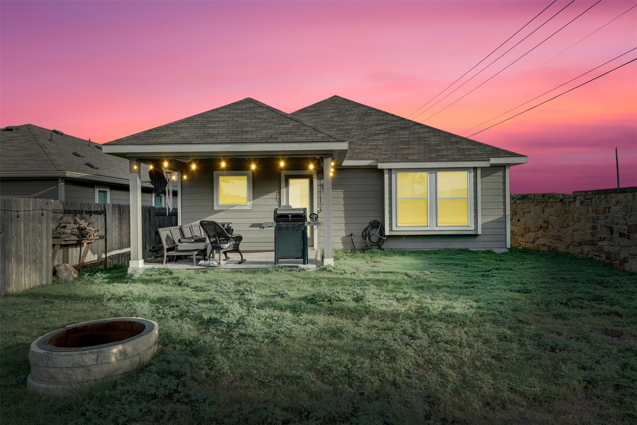 5806 Aviano Road Round Rock, TX 78665 - Photo 5 of 29 A private backyard oasis with a covered patio for relaxing evenings.