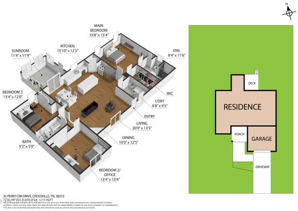 $415,000 | 35 Perry Crk Drive, Crossville, TN 38572